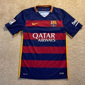 Authentic Barcelona 2015 Nike Jersey Small